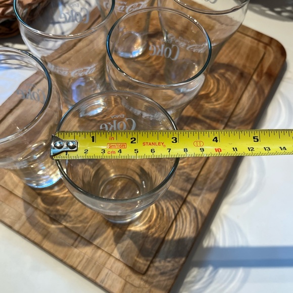 Set of 6 vintage drug store Coca-Cola glasses (set #2) - Picture 9 of 9